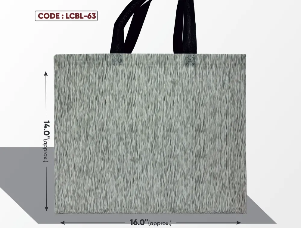 Light Cream & Brown Lining Bag with Brown Handle