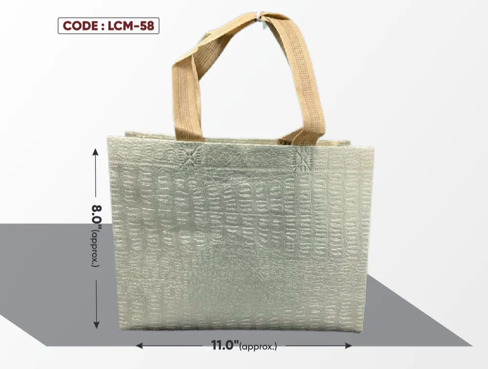 Light Cream Micro Bag with Cream Handle