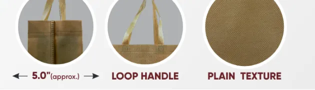 Close-ups of the gusset, handle and texture of Khaki Brown Bag with Khaki Handle