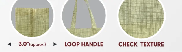 Close-ups of the gusset, handle and texture of Light Gold Micro Bag with Gold Handle