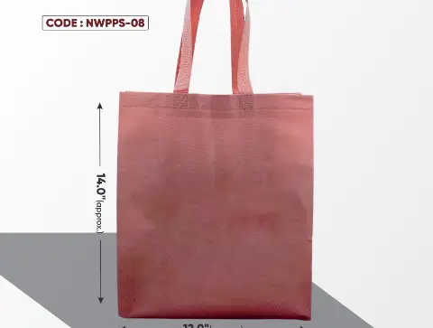 Pinkish Pink Standing Bag with Pink Handle