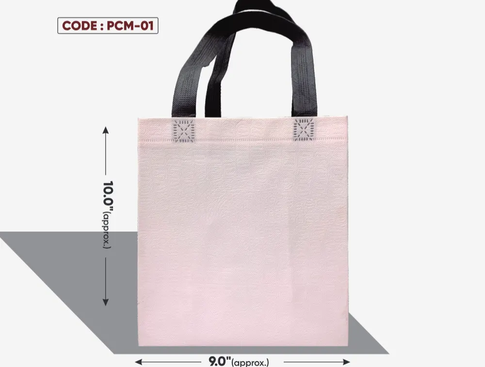 Pink Crocodile Matte Bag with Grey Handle