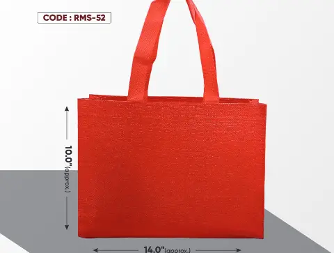 Red Mini Crocodile Glossy Bag with Red Handle